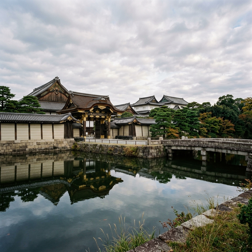 Nijo Castle Kyoto — UNESCO World Heritage samurai castle built by Tokugawa Ieyasu in 1603, near the Samurai Ninja Museum Kyoto
